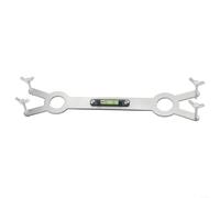 Support de nivellement de positionnement de douche pour robinets d'eau froide et chaude avec alignement de précision et contrôle de montage à vis