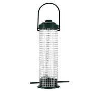 Support de nourriture pour oiseaux - Distributeur de boules de graisse, station pour animaux sauvages, panier en métal résistant aux intempéries | Jardin balcon terrasse maison toit cour Camping voyag