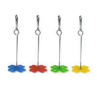 Support de nourriture pour oiseaux en acier inoxydable pour perroquet, légumes, fruits, brochette à friandises pour pinson, calopsitte, crochet de suspension en métal, jouets gris africain pour petits