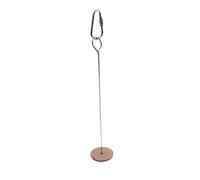 Support de nourriture pour oiseaux - Pour fruits et légumes - Crochet de suspension en acier inoxydable - Mangeoires à friandises pour garder la cage propre
