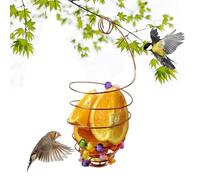 Support de nourriture pour oiseaux - Rétractable - Mangeoire à fruits à suspendre pour oiseaux - Outil d'alimentation à fruits pour oiseaux - Mangeoires à suspendre en pour nourrir les oiseaux