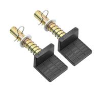 Support de paddock pour moto : ensemble adaptateur crochet arrière double pièce, élévation moulinet Swingm | Construction robuste en fer, stabilisateur roues pour entrepôt