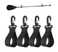 Support de Pagaie pour Kayak, 4 Serre-Câbles de Rangement,4 pièces Fixation par pince pour pagaie de bateau | Crochet pour pagaie de kayak - Pour usage en extérieur : rivage, littoral, , canoë, bateau