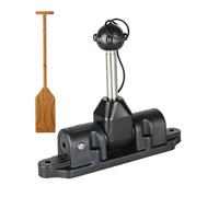 Support de pagaie pour kayak - Support rotatif à 360 degrés - Porte-pagaie avec verrou pour canoë pêche - pour canoë, bateau gonflable, bateau d'assaut, yacht, canot pneumatique, extérieur, lac, riviè