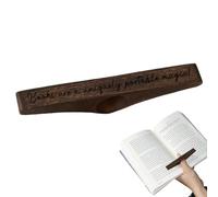 Support de page de livre - Accessoire de lecture en bois, clip mains libres pour livres et cahiers, garde les pages ouvertes facilement pour les de livres, étudiants, enseignants, et