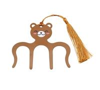 Support de page de livre - Animal amusant en métal antidérapant, accessoires de livre de dessin animé, pour musique, livre de cuisine, carnet de notes, planificateur, documents papier, femmes, hommes