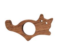 Support De Page De Livre De Pouce, Marque-page En Bois En Forme De Chat, 7,5 X 4,5 X 1,2 Cm, Suport De Feuille De Livre En Noyer, Support De Page De Pouce De Chat, Conception Légère, Pour Les Amateur