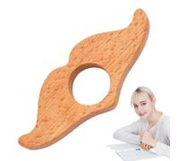 Support de page de livre de pouce, support de page de livre en bois - Signet en bois pour les lecteurs - Accessoires de lecture de livres portables, support de page léger pour enseignants de livres et