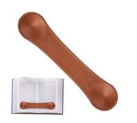 Support De Page De Livre - Signets Magnétiques En Cuir PU, Support De Poids De Livre En Cuir | 9.45x2.17 Pouces, D'ouverture De Cahier Portable Lavable, De Pages De Cahier De Lecture