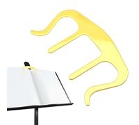 Support de page de partition de musique - Accessoire de support en métal, pince de maintien de page de partition portable, outil de support de lecture léger | Support de musique pour clavier de piano