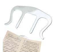 Support de page en métal mains libres pour livre | Clips de marqueur, supports de partitions pour piano, clavier, supports et livres