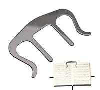 Support de page en métal pour livre de musique et support de page - Clip de livre pour la lecture, clips de musique solides pour feuille de piano, piano, école, pupitre de partition, livre, clavier