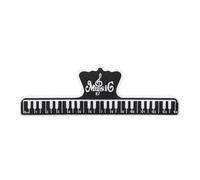 Support de page pour livre de musique, support robuste pour partitions de piano, pinces mains libres pour clavier, violon, guitare, accessoires de lecture pour musiciens (noir)