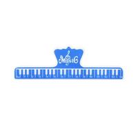 Support de page pour livre de musique, support robuste pour partitions de piano, pinces mains libres pour clavier, violon, guitare, accessoires de lecture pour musiciens (bleu)