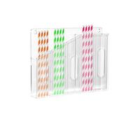 Support de paille d'armoire | Conteneur de porte de comptoir peu encombrant - Distributeur de paille pour cuillère, baguettes, mélangeur, brosse, cuisine, placard, mur, réfrigérateur