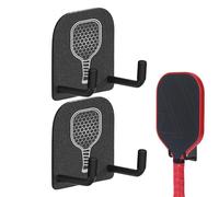 Support De Palette De Pickleball Sans Perçage - Lot De 2 Crochets Muraux, Support De Rangement Pour Pickleball, Organisateur D'équipement De Sport D'intérieur, Entraînement De Gym Dans Le Garage, La C
