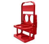 Support de panier à bière - Porte-bouteille de vin pliable et portable | Support de boissons en polypropylène solide, excursions en plein air, sport, gym, accessoires de cyclisme, support de rangement