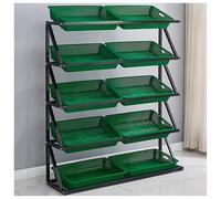 Support de Panier de Fruits et légumes, Organisateur de Stockage des Aliments du marché, Support de Produits de Cuisine, présentoir de collations au détail