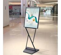 Support de Panneau D'affichage Extérieur Robuste, Support de Dépliant Moderne À Double Face pour Panneau en Mousse，présentoir Bannière, Support De Dépliant de Support Panneau de Bienvenue Magasin