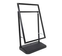 Support de panneau de trottoir, affichage par injection d'eau, pour l'extérieur, cadre en aluminium, pour entreprises, publicités, événements, panneaux de signalisation 60 x 90 cm