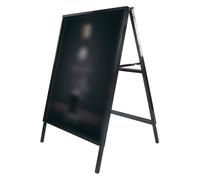 Support De Panneau Pliable, Matériau En Fer Épais, Taille De L'écran : 60 X 90 Cm, Affichage Simple/double Face, Facile À Installer Et À Déplacer, Pour La Promotion Commerciale,A-flip cover