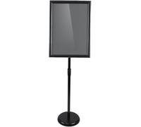Support de panneau réglable en hauteur et angle d'inclinaison pour affiche A2 A3 A4 orientations verticales et horizontales