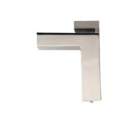 Support de panneau sandwich en verre avec clips de fixation réglables en alliage de zinc, joint anti-déplacement pour un positionnement sûr, lot de 2 supports (grand brossé)
