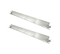 Support de panneau solaire en aluminium 500 mm Support Z pour centrale de balcon toit plat - Support réglable PV Kit de montage pour bateau camping (2 pièces)