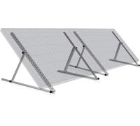 Support de panneau solaire en aluminium Zelsius, de 0 à 90 degrés, pour deux panneaux, barre de support 114 cm