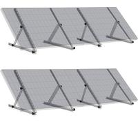 Support de panneau solaire en aluminium Zelsius, de 0 à 90 degrés, pour quatre panneaux, barre de support 71 cm