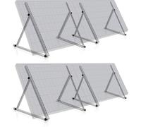 Support de panneau solaire en aluminium Zelsius, de 0 à 90 degrés, pour quatre panneaux, barre de support 104 cm