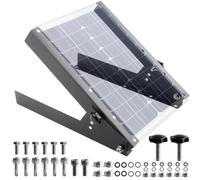 Support de panneau solaire, support de panneau solaire, angle réglable de 13,8 pouces (0 à 45 degrés), support de toit pour panneau solaire, peut être utilisé pour les caravanes, les murs et les toits