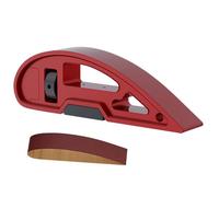 Support de papier abrasif - Bloc de patins de ponçage, de support en alliage d'aluminium | Outil de ponceuse à crochet pour le travail du bois, la préparation de la peinture de meubles, la