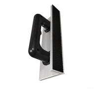 Support de papier abrasif d'angle en aluminium avec dos auto-adhésif pour cadre de ponçage d'angle intérieur à 90 degrés conçu pour le polissage des cloisons sèches en bois et le grattoir à mastic