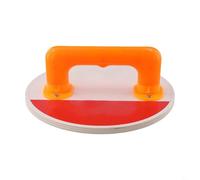 Support de papier abrasif mural de 22,9 cm - Disque en plastique épais avec poignée antidérapante, facile à utiliser pour la maison et les projets de ponçage DIY (orange) (B)