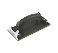 Support de papier abrasif pour le ponçage manuel des murs, surfaces en bois et pièces métalliques à l'aide de feuilles abrasives standard avec adhérence serrée