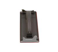 Support de papier de verre avec poignée en plastique, cadre en papier de verre, outils polis, gris