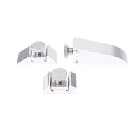 Support de papier de verre en alliage d'aluminium Durable, Clip de meulage, plan d'angle intérieur, polissage, papier de verre à main, meuleuse de bord en cuir(Bevel)