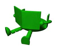 Support de papier toilette portable, support de serviette imprimé 3D, 28 x 15 cm, support de rouleau de papier toilette, accessoire de salle de bain avec style amusant, porte-rouleau de papier