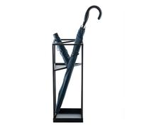 Support de Parapluie Court et Long Noir Moderne, Support de Clubs de Golf créatif en Forme de Cannes géométriques avec bac d'égouttage, pour entrée de Couloir d'hôtel à la Maison