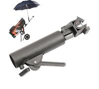 Support De Parapluie De Golf - Support À Pince Pour Chariot À Double Verrouillage, Dispositif De Montage À Angle Réglable, Accessoire D'extérieur Robuste | Chaise De Plage, Scooter, Fauteuil Roulant,