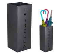 Support de parapluie - Panier de parapluie en métal avec trou de fuite | Rangement élégant pour parapluie, support de canne autoportant pour intérieur, canne de marche, cannes