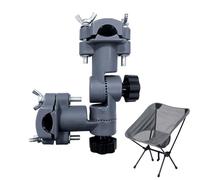 Support de parapluie pour chaise, pince pour trésor de pluie, raccord de pince de pêche, fixation de poussette réutilisable, rotation à 360 °, support de chaise réglable pour le poisson