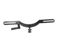 Support de Parapluie pour Trottinette Électrique, Pince Métal Noire | Montage Rapide Main, Structure Pliable Réglable, Usage Pratique pour Courses et Pluie