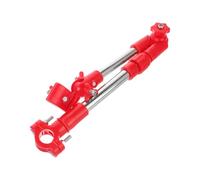 Support de Parapluie Rétractable pour Vélo, Angle Réglable, Pliable | ABS et Acier Inoxydable, Fixation Solide, pour Bicyclette et Poussette, Couleur Rouge, Usage Extérieur