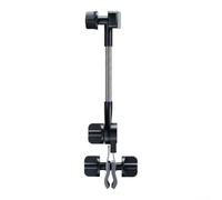 Support de parapluie sécurisé pour chariot de golf et vélos avec clip de guidon réglable de 7 à 40 mm, noyau en métal et pince antidérapante pour une position stable en cas de vent et de pluie