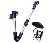 Support de parapluie universel pliable et extensible pivotant et antidérapant en acier inoxydable ABS multifonctionnel.