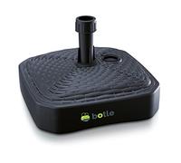 Support de parasol anthracite - En plastique - Forme carrée - Pour jardin, terrasse, plage, plage - Avec sable - Pour parasol - Pour parasol ou gravier