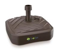 Support de Parasol - BOTLE - Carré - Plastique - Marron - Remplissable avec sable ou eau