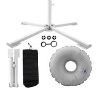 Support De Parasol De Plage - Base Portable Pour Piscine,Support Lourd Fixation Extérieur pour Parasol Plage Piscine Bord de Mer Pique-Nique Terrasse Balcon Voyage Plein Air